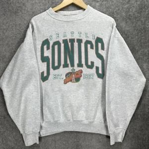 Seattle Basketball Sweatshirt Seattle Basketball Supersonics Shirt